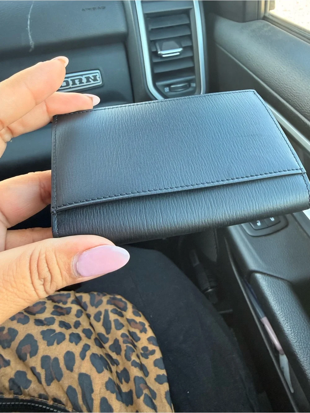 Montblanc Black Leather Card Holder